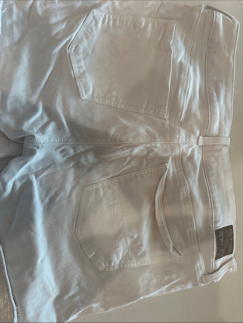 American Eagle Outfitters White Jean Shorts